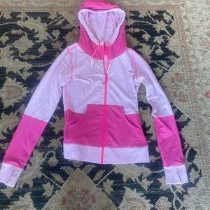 Lulu lemon pink scuba jacket